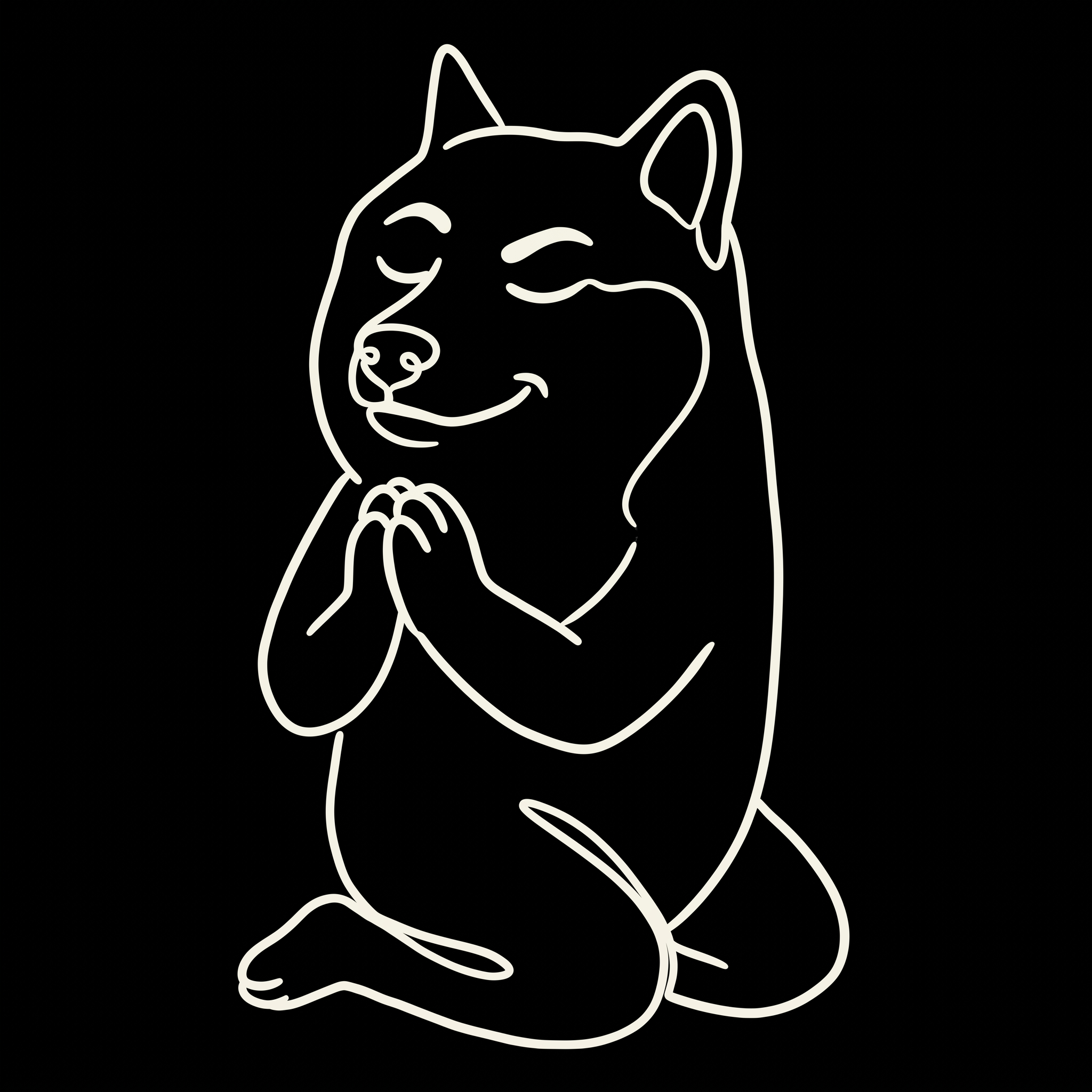 PRAYING pose