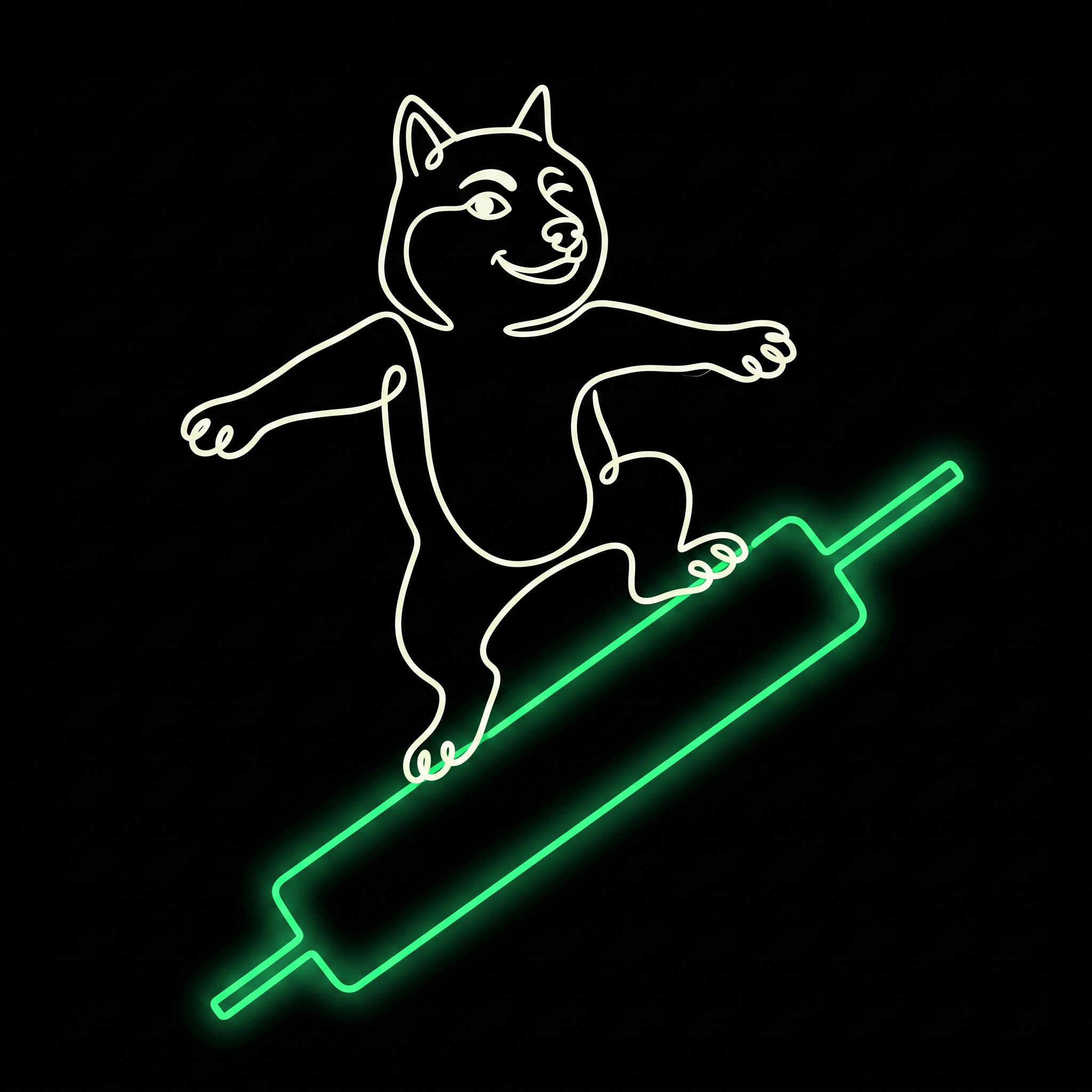 RIDING A GREEN CANDLE pose