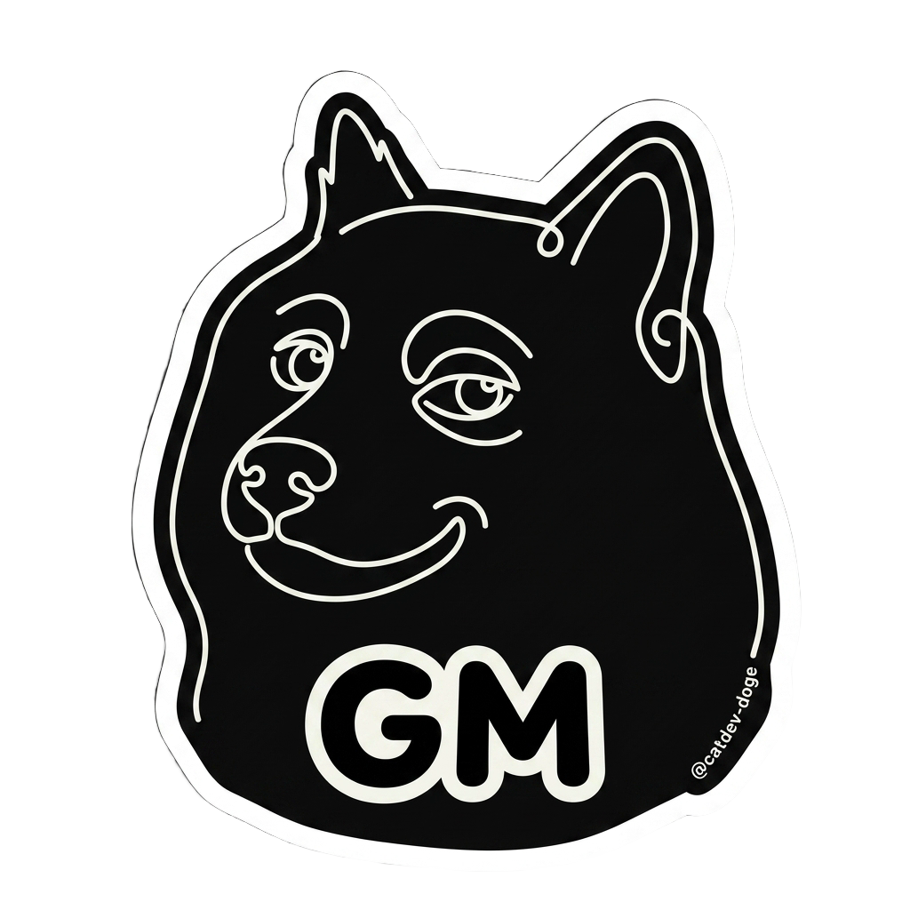 STICKER GM sticker