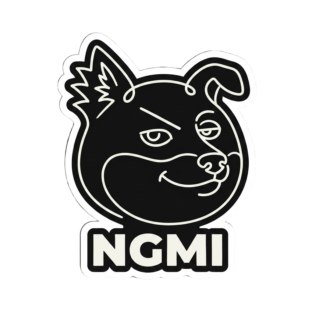 STICKER NGMI sticker
