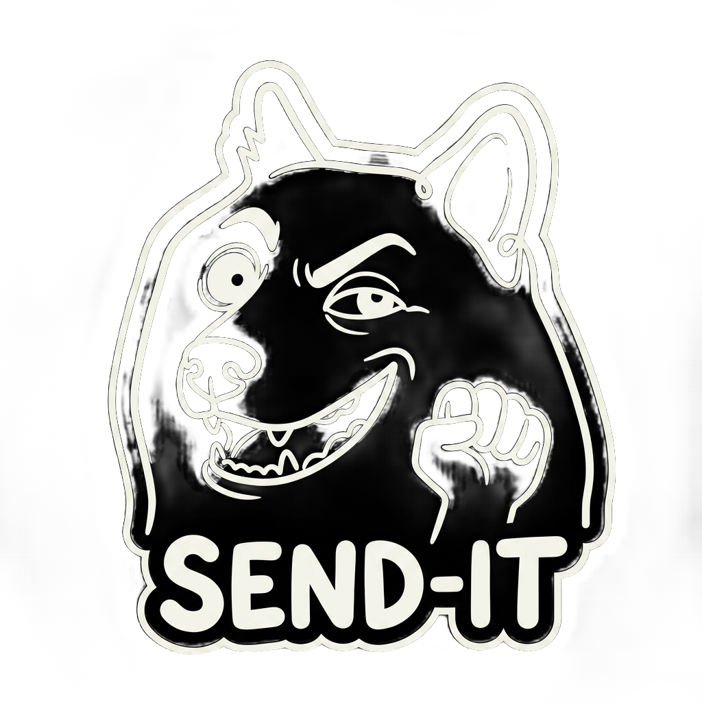 STICKER SEND IT sticker